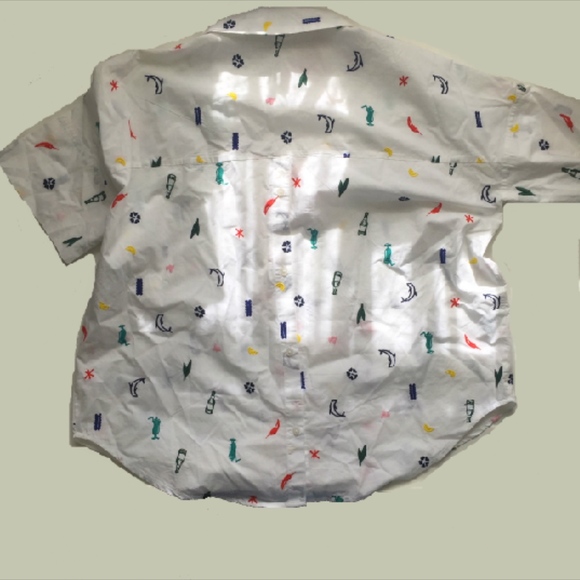 🚫SOLD🚫Madewell Embroidered Courier Button Shirt - Picture 3 of 8